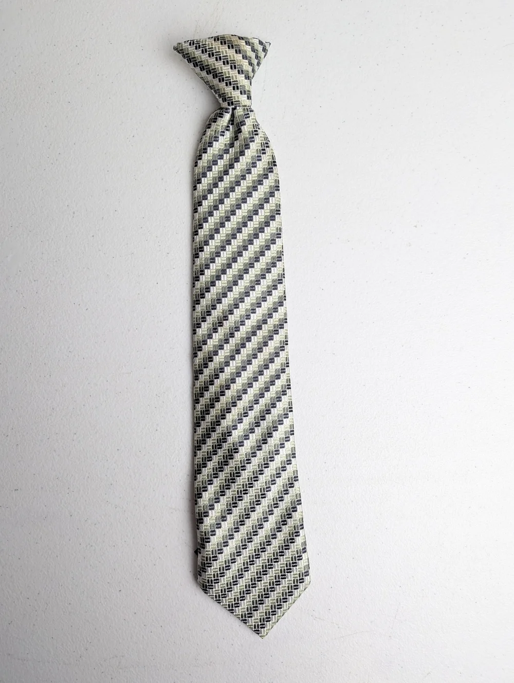 Boys Variety Clip On Ties 10 Pack Bergamo New York/George  11-15 Length Formal